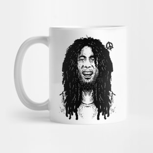 marley bob vintage hand drawing Mug